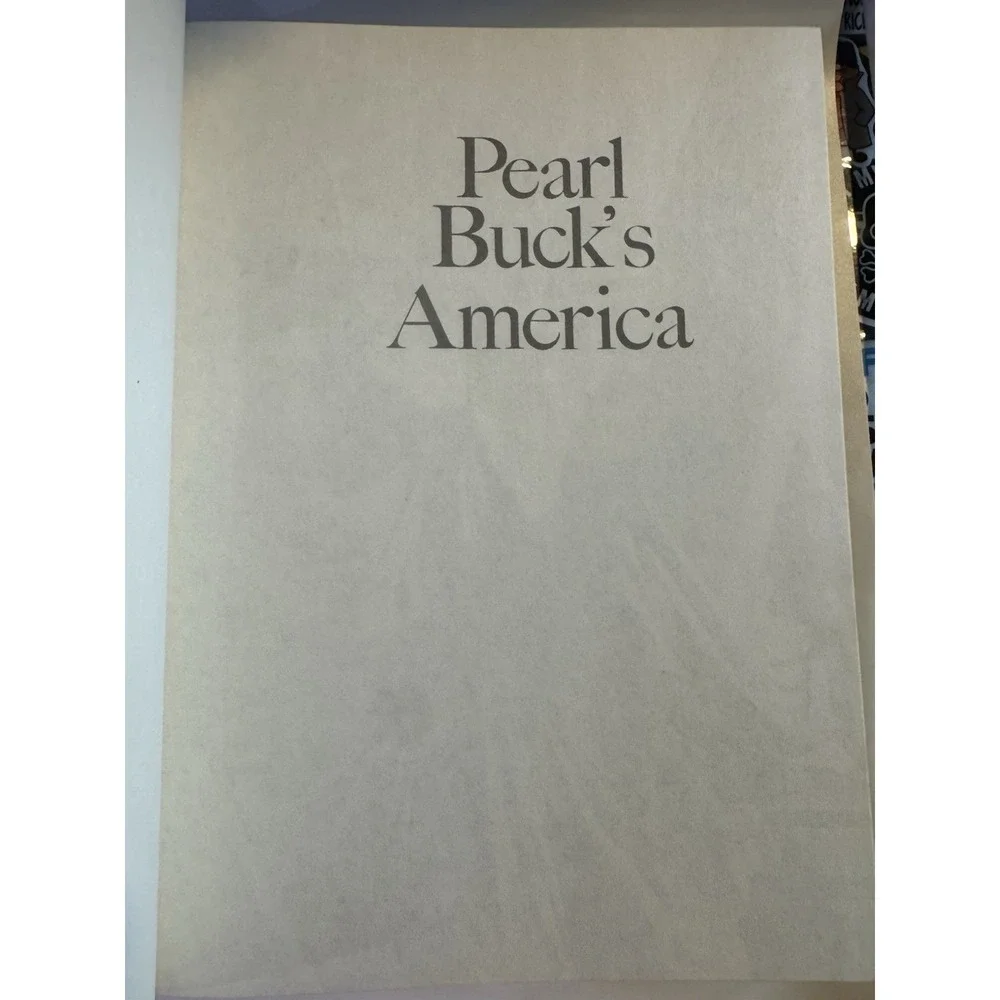 Pearl Buck's America by Pearl S. Buck (Hardcover) 1971 Great Photos - Scrapbooks